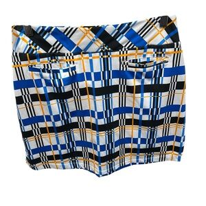 Tail women’s golf skort plaid preppy pickle ball size small